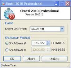 Shutti 2010 Professional - Shutdown Timer